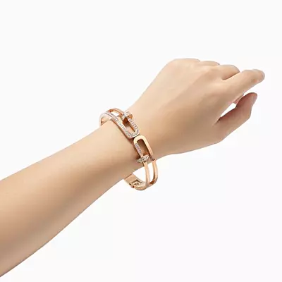 Anti-Tarnish Rose Gold Plated Modern Buckle Bracelets
