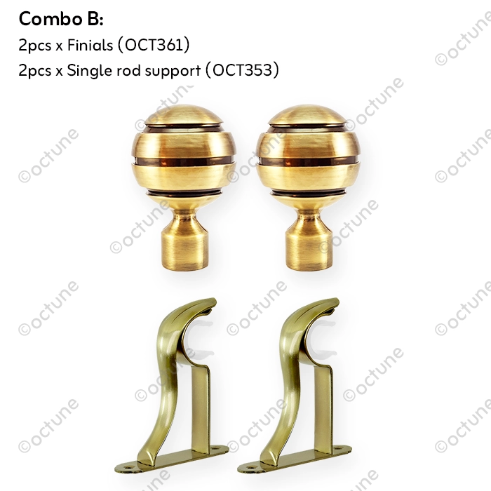 Octune Luxury Curtain Bracket | OCT361