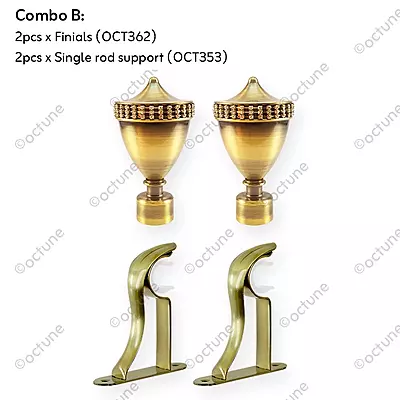 Octune Luxury Curtain Bracket | OCT362