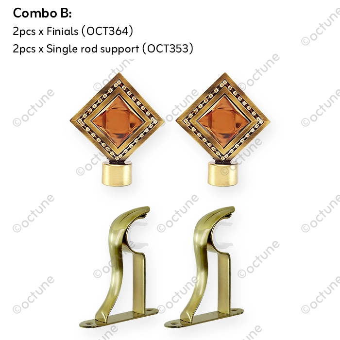 Octune Luxury Curtain Bracket | OCT364