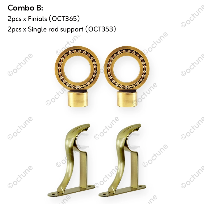 Octune Luxury Curtain Bracket | OCT365