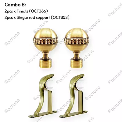 Octune Luxury Curtain Bracket | OCT366