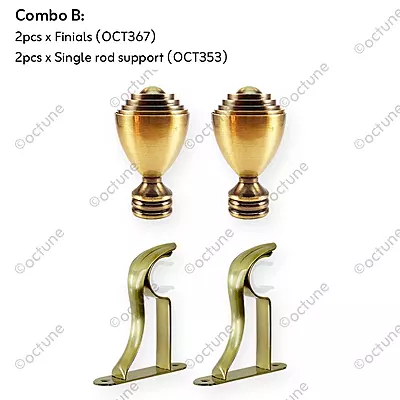 Octune Luxury Curtain Bracket | OCT367