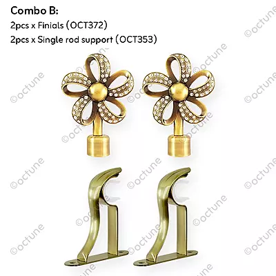 Octune Luxury Curtain Bracket | OCT372