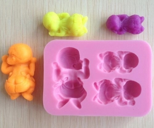 3 In 1 Baby Fondant Mould