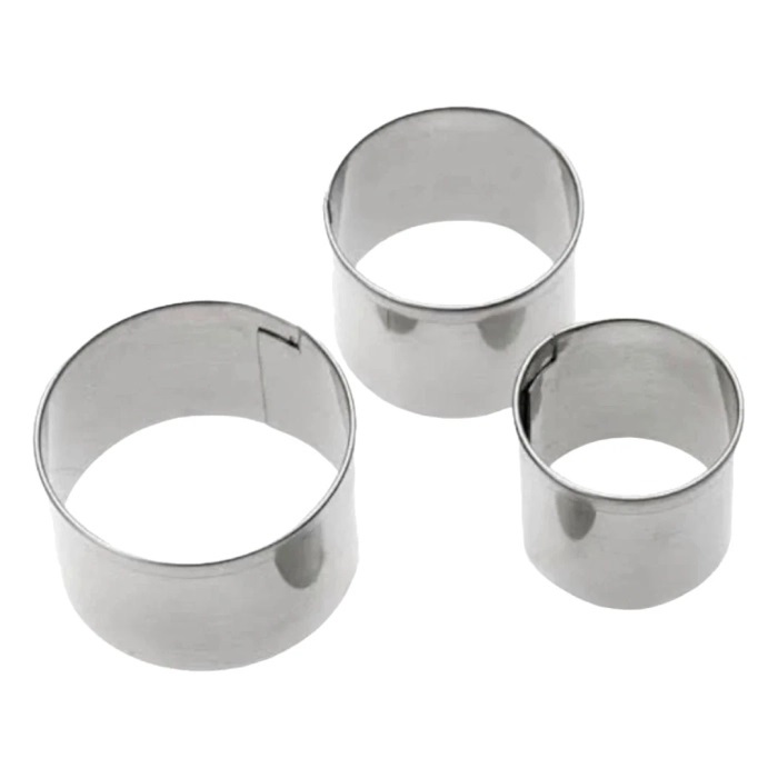 3 Pc Round Cookie Cutter