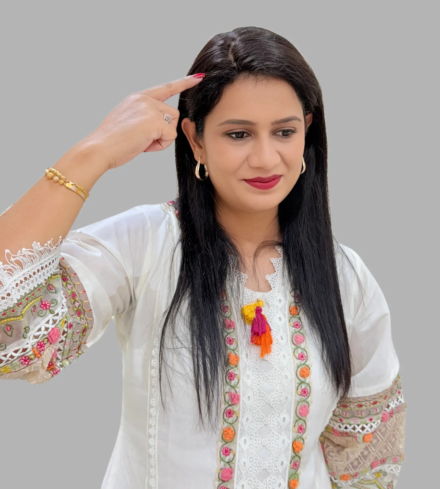 Secure Fit Hair Topper with Invisible String