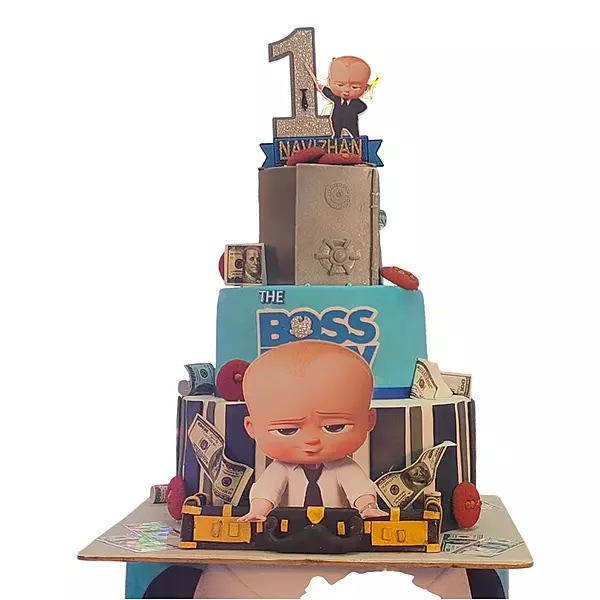 3 Tier Boss Baby With Locker