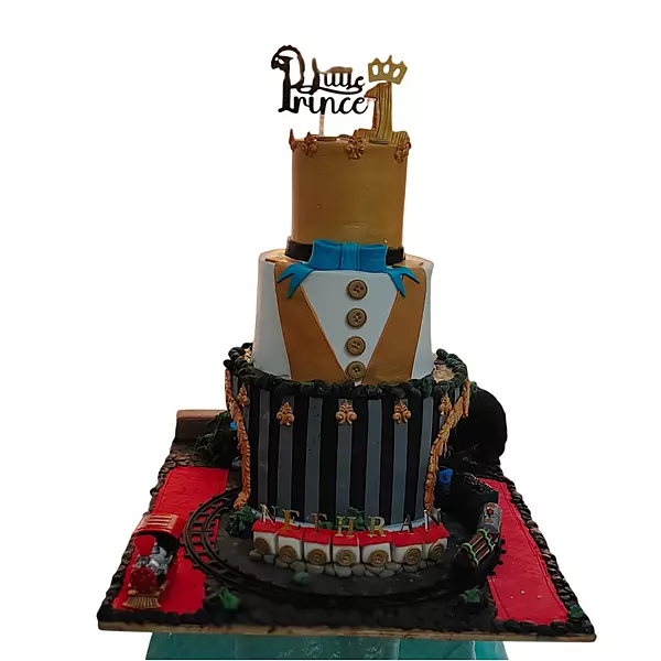 3 Tier Little Prince Train Theme