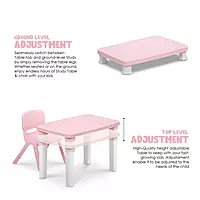 Kids Study Table & Chair Set – Pink