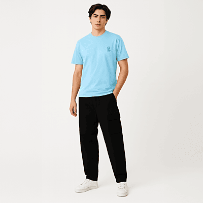 Churrpi Plain T-shirt For Men | Blue