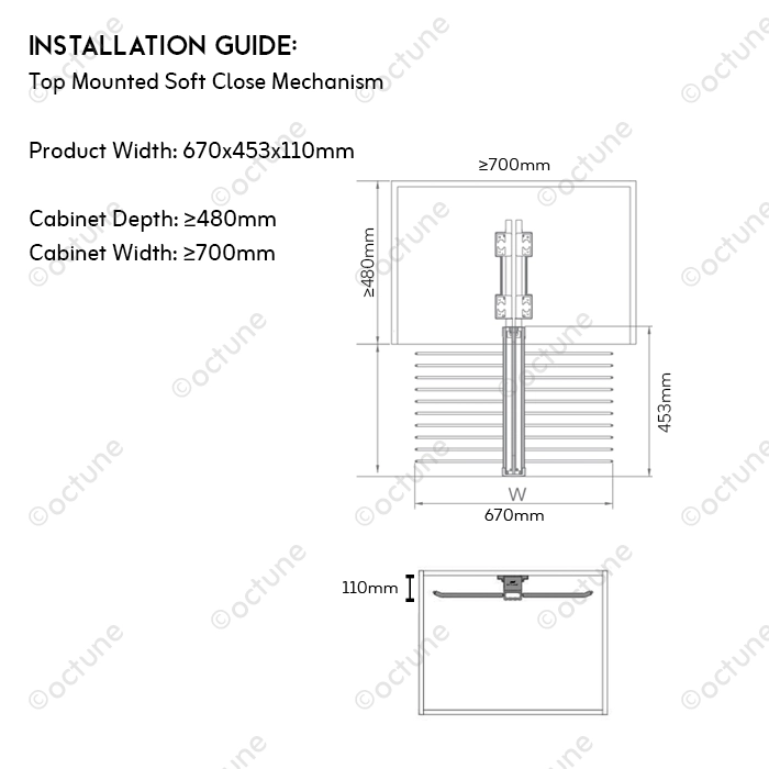Octune Luxe Dual-Row Trouser Glide