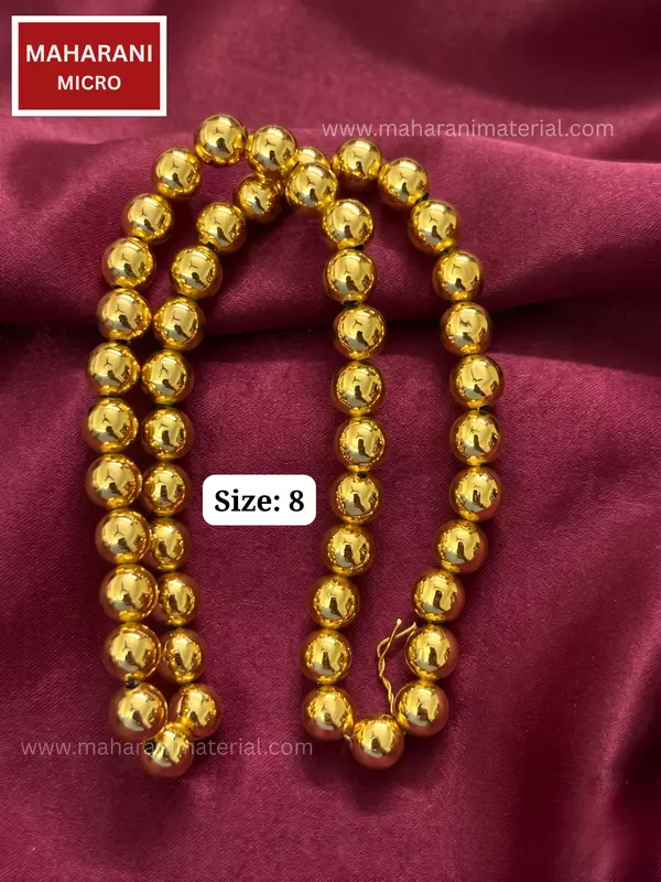 plain micro gold plated ball