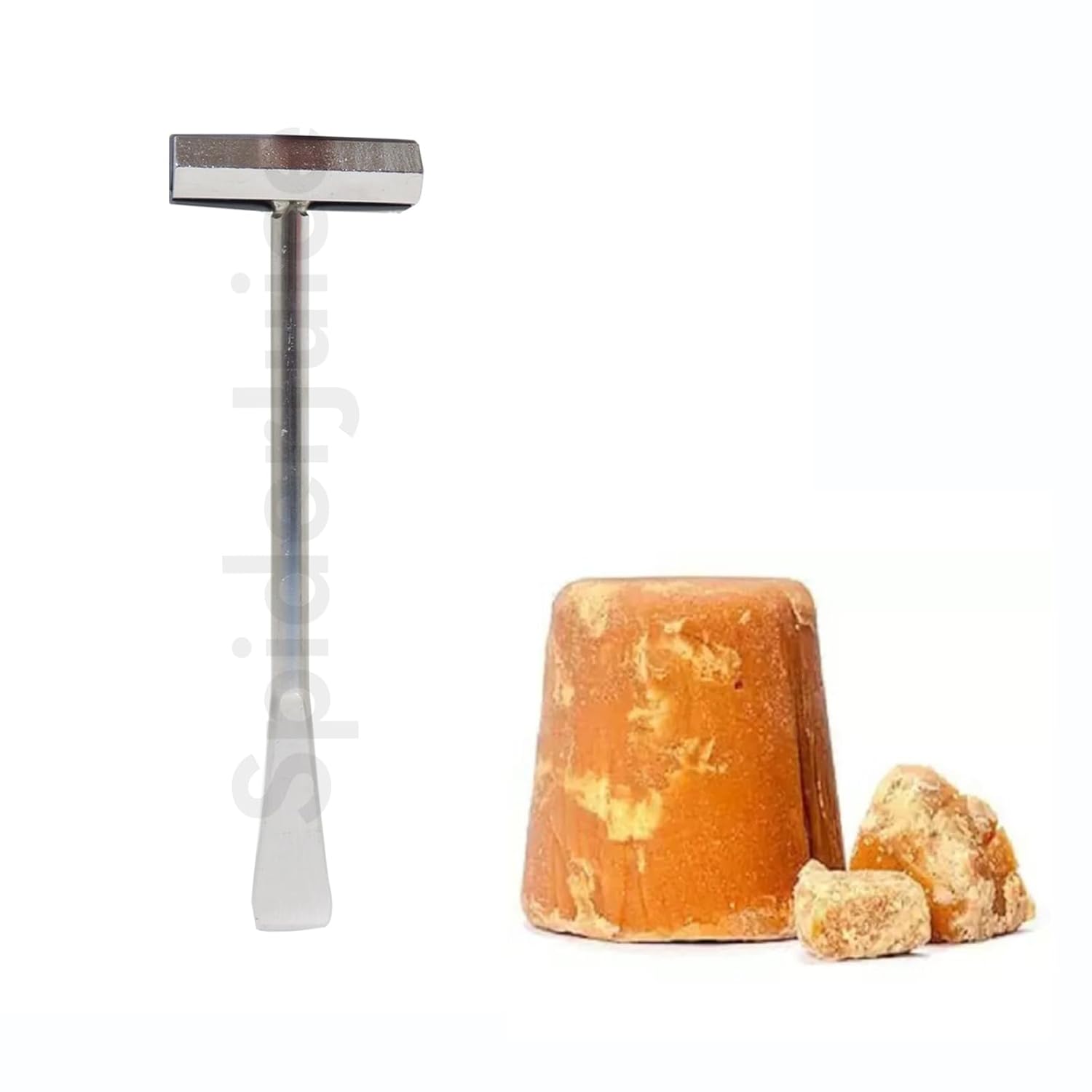 3-in-1 Stainless Steel Coconut Breaker Tool – Opener, Flesh Remover & Jaggery Breaker