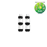 3 Layer Danaka Hanging Pot with chain | 7.5 Inch Vertical Hanging Planter | Indoor & Balcony Planter