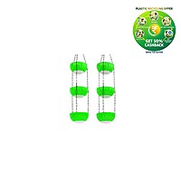 3 Layer Danaka Hanging Pot with chain | 7.5 Inch Vertical Hanging Planter | Indoor & Balcony Planter