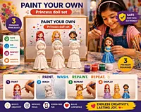 Reusable Princess DIY Painting Kit - Set of 3