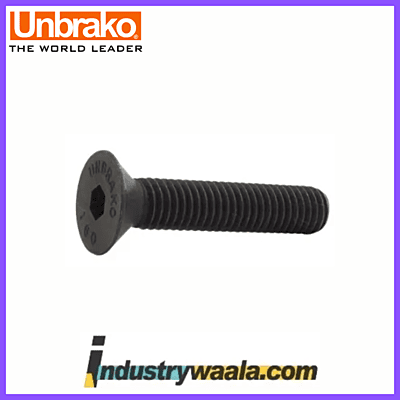 Unbrako 20 X 35 MM Countersunk Socket Head Cap Screws (CSK Allen Bolt) -Metric, Quantity 50 Pcs