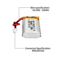 LIPUS 902030 3.7V 500 MAH