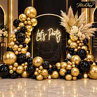 Chrome Gold Balloons - Pack of 40