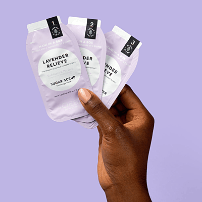 Mani in a Box Waterless 3 Step - Lavender Relieve