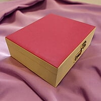 Bangle Box Holder Rexine Pink