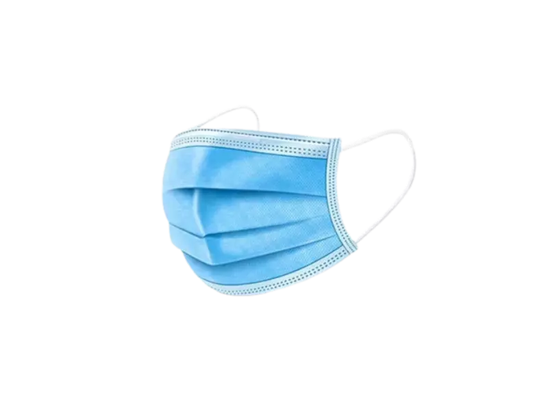 Economic Face Mask (3-Ply) - With Nose Pin (Pack of 100)