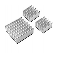 3 in 1 Aluminum Heat Sink Set for Raspberry Pi 3/4