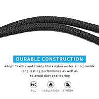 3-Pin PWM Fan Splitter Cable – Dual Fan Connector for PC Cooling