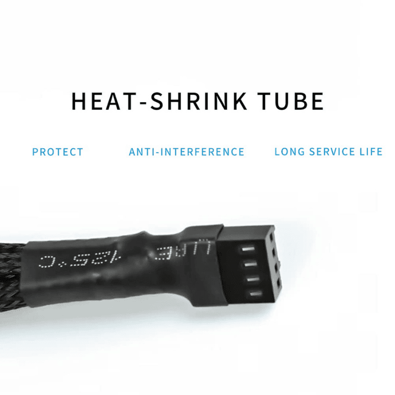 3-Pin PWM Fan Splitter Cable – Dual Fan Connector for PC Cooling