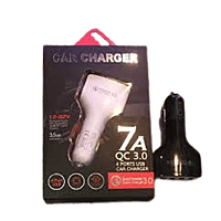 Zigdeal Qualcomm 3.0 Car Charger – Fast Charging | Dual USB | 12V/24V Support