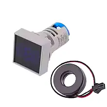 Smidnya Square Indicator Ammeter AC 0~100A Blue – Industrial Panel Meter for Pan India Use
