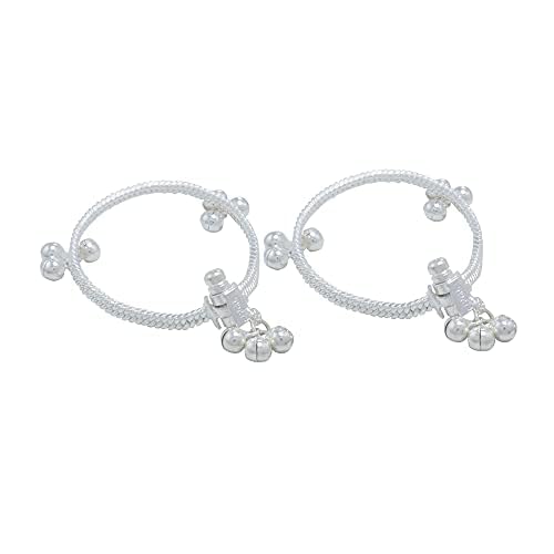 silver gift set for baby(Hip Chain/Arunaal, Anklet/Kolusu, Bindhi/Pottu Kit, Feeder/Paladai)