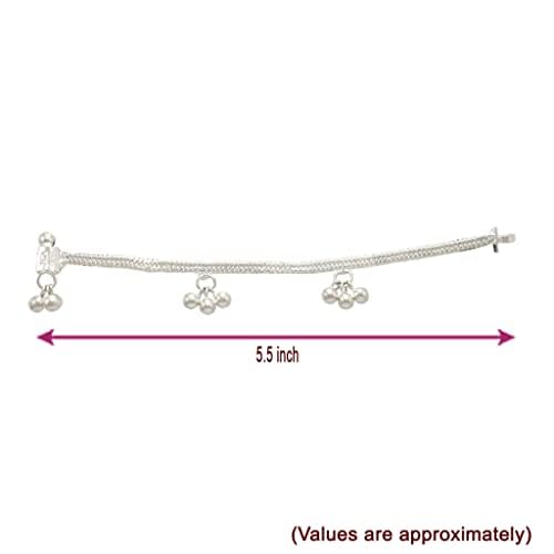 silver gift set for baby(Hip Chain/Arunaal, Anklet/Kolusu, Bindhi/Pottu Kit, Feeder/Paladai)