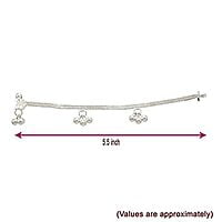 silver gift set for baby(Hip Chain/Arunaal, Anklet/Kolusu, Bindhi/Pottu Kit, Feeder/Paladai)