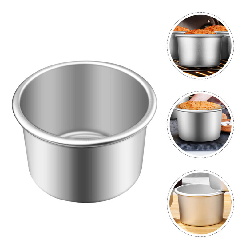 Durable 3.5x2.5 inch round aluminium baking mould