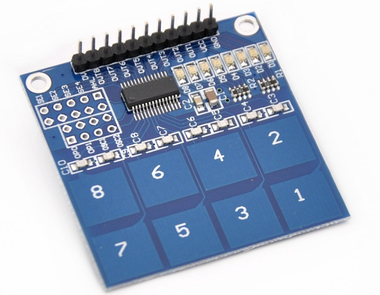 TTP229 - 8 Channel Capacitive Touch Sensor Module