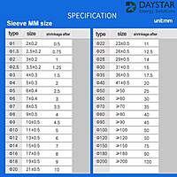 Heat Shrink Tube Sleeve Wrap 1 meters