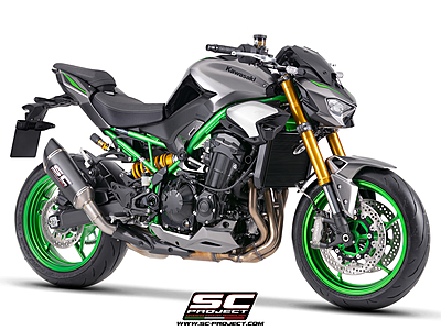 SC-Project SC1-R Carbon Fibre Exhaust for Kawasaki Z900 2025+ SC-Project SC1-R Carbon Fibre Exhaust for Kawasaki Z900 2025+