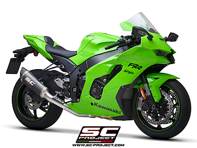 SC-Project SC1-R carbon fibre exhaust, with de-cat link pipe for Kawasaki ZX-10R 2021-2024 SC-Project SC1-R carbon fibre exhaust, with de-cat link pipe for Kawasaki ZX-10R 2021-2024