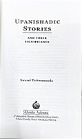 Upanishadic Stories And Their Significances