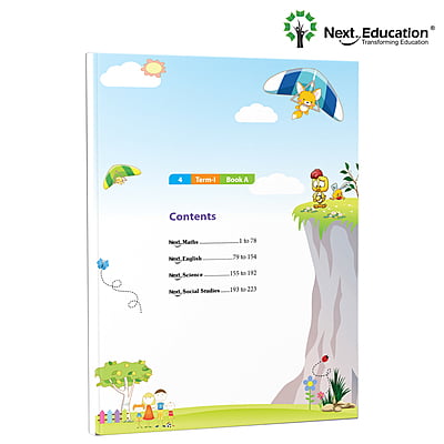 Next Term 1 Book combo Text book with Maths, English and EVS for class 4 / level 4 Book A Next Term 1 Book combo Text book with Maths, English and EVS for class 4 / level 4 Book A
