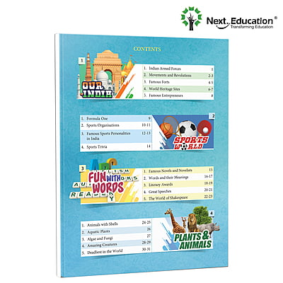 Next General Knowledge TextBook for CBSE Level 8 / Class 8 Secondary School Next General Knowledge TextBook for CBSE Level 8 / Class 8 Secondary School