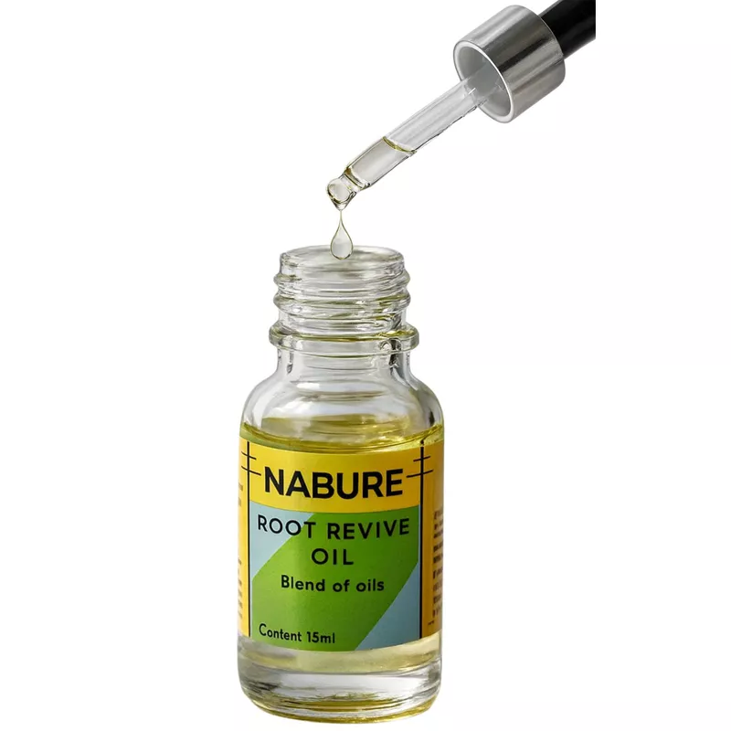 NABURE Root Revive Hair Care Ritual Combo – Hair Mask with Serum, Hair Oil & Powder Shampoo
