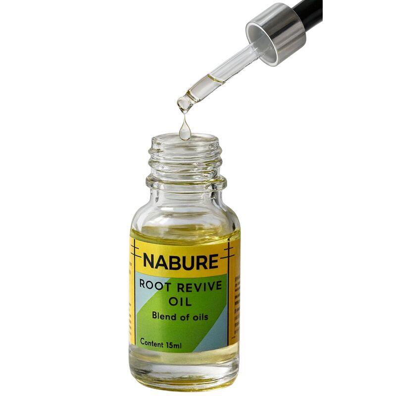 NABURE Root Revive Hair Care Ritual Combo – Hair Mask with Serum, Hair Oil & Powder Shampoo