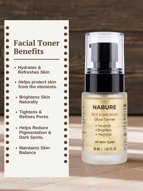 NABURE Rice Kumkumadi Glow Toner