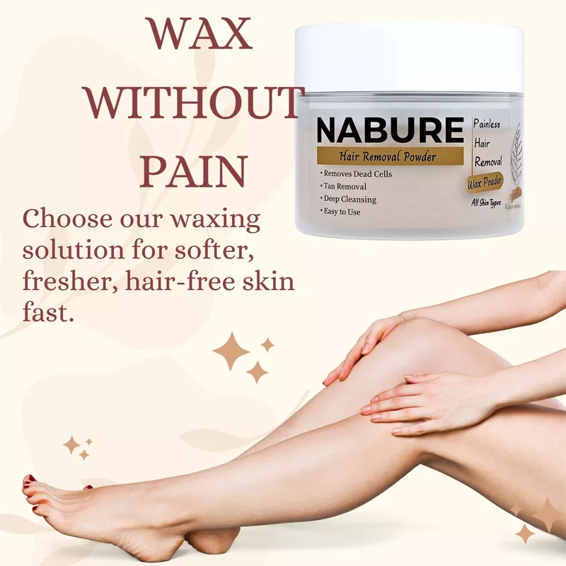 NABURE Smooth & Glow Combo – Kaya Palat Body Ubtan & Hair Removal Powder