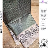 TUSSER SILK SAREE SFHSTSK24626