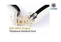 DotNet RJ-11 Phone Handset Telephone cable cord