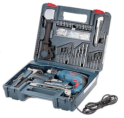 Bosch GSB 600 RE 13mm 600 Watt Corded Smart Drill Kit,Silver Bosch GSB 600 RE 13mm 600 Watt Corded Smart Drill Kit,Silver